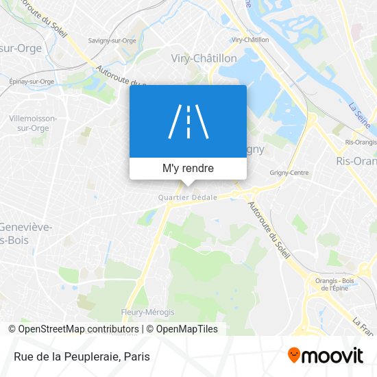 Rue de la Peupleraie plan