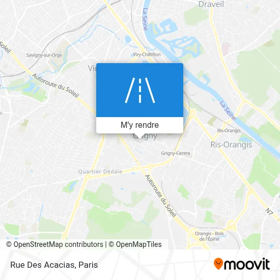 Rue Des Acacias plan