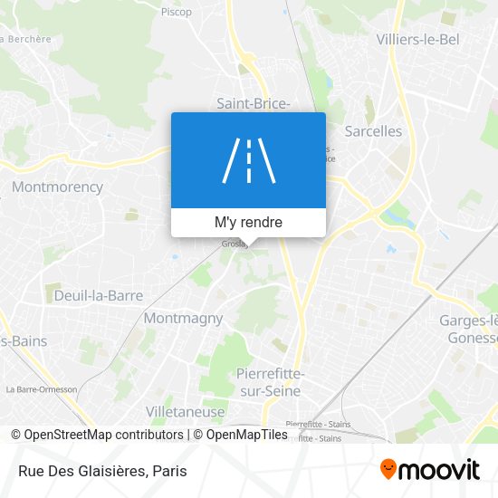 Rue Des Glaisières plan