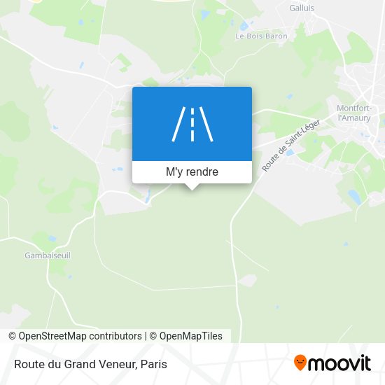 Route du Grand Veneur plan
