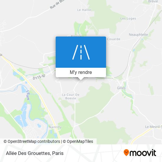 Allée Des Grouettes plan