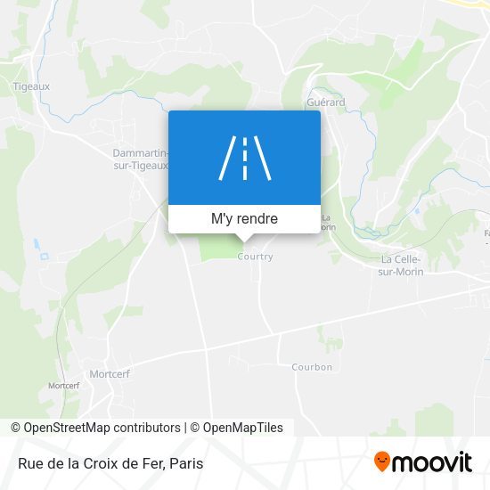 Rue de la Croix de Fer plan