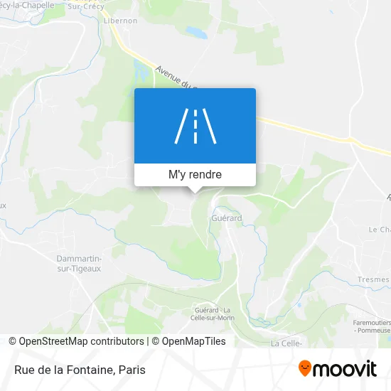Rue de la Fontaine plan