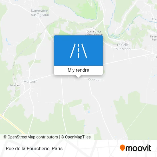 Rue de la Fourcherie plan