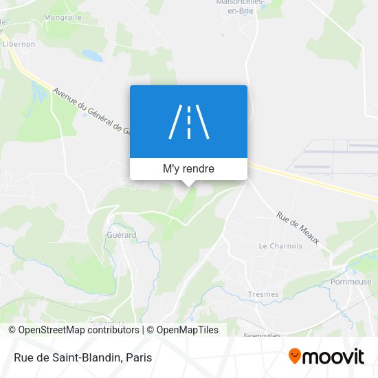 Rue de Saint-Blandin plan