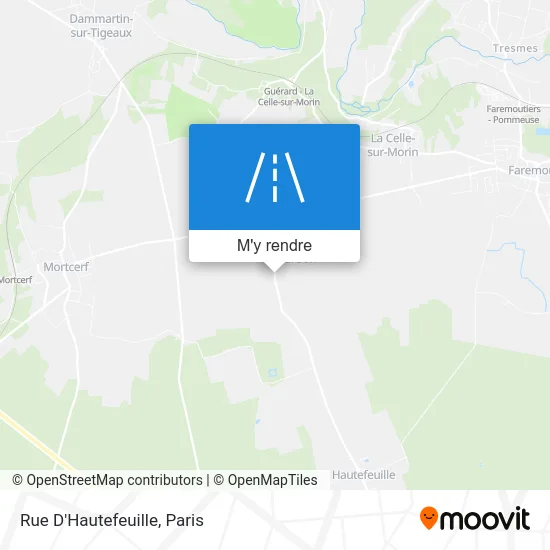 Rue D'Hautefeuille plan