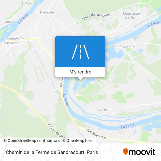 Chemin De La Ferme De Sandracourt plan