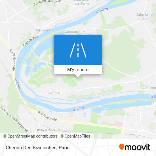 Chemin Des Branlèches plan