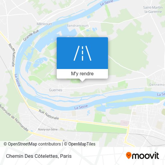 Chemin Des Côtelettes plan