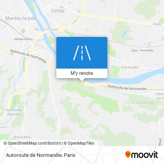 Autoroute de Normandie plan