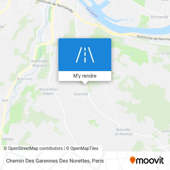 Chemin Des Garennes Des Norettes plan