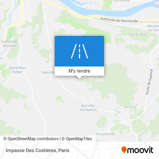 Impasse Des Costières plan