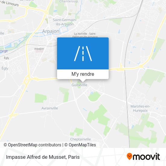 Impasse Alfred de Musset plan