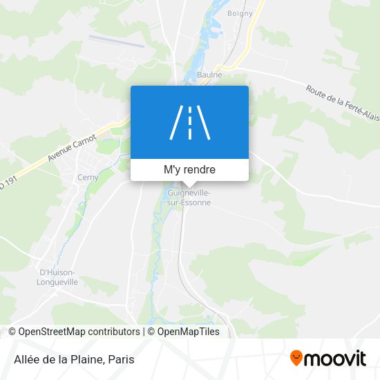 Allée de la Plaine plan
