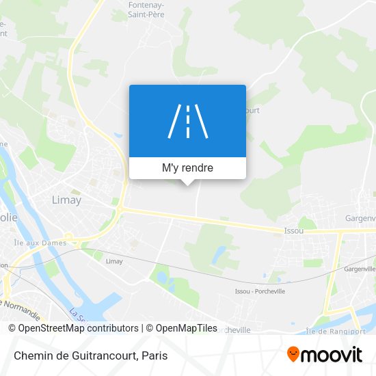 Chemin de Guitrancourt plan
