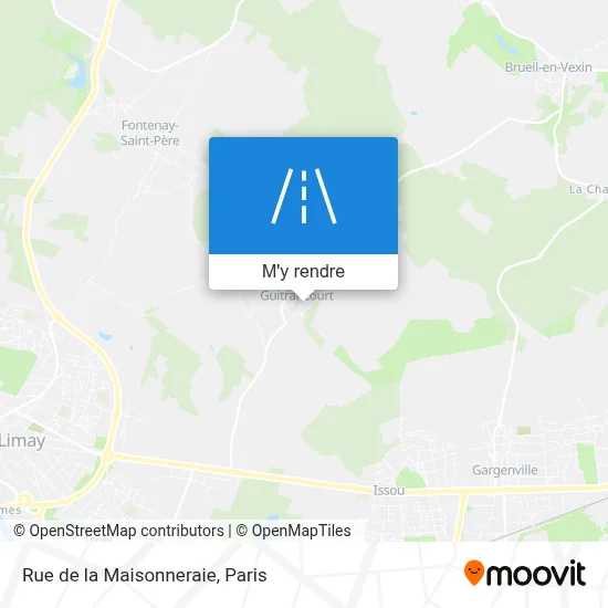 Rue de la Maisonneraie plan