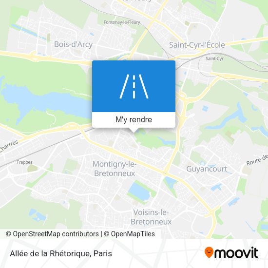 Allée de la Rhétorique plan