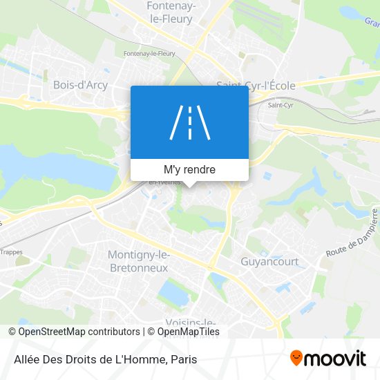Allée Des Droits de L'Homme plan