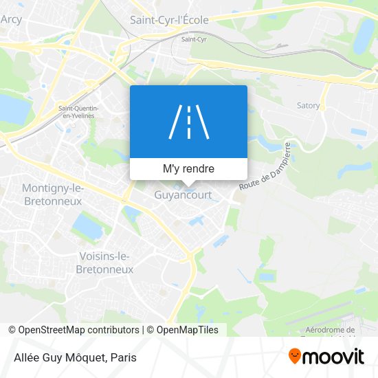 Allée Guy Môquet plan