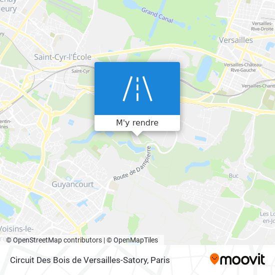 Circuit Des Bois de Versailles-Satory plan
