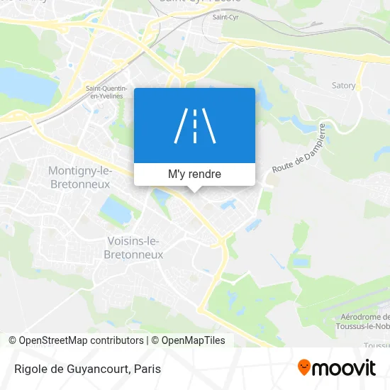 Rigole de Guyancourt plan