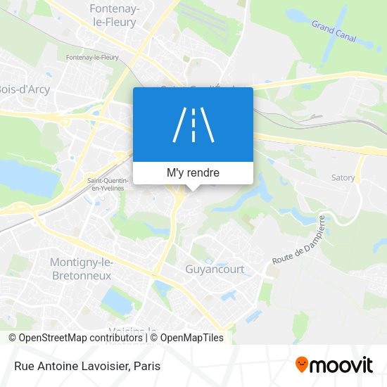 Rue Antoine Lavoisier plan