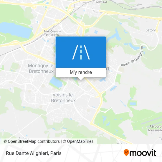 Rue Dante Alighieri plan