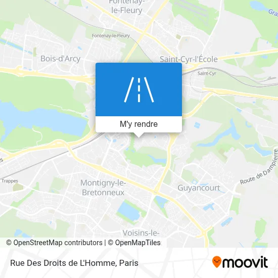 Rue Des Droits de L'Homme plan