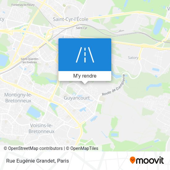 Rue Eugénie Grandet plan