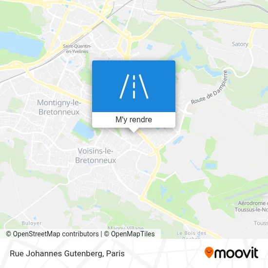 Rue Johannes Gutenberg plan