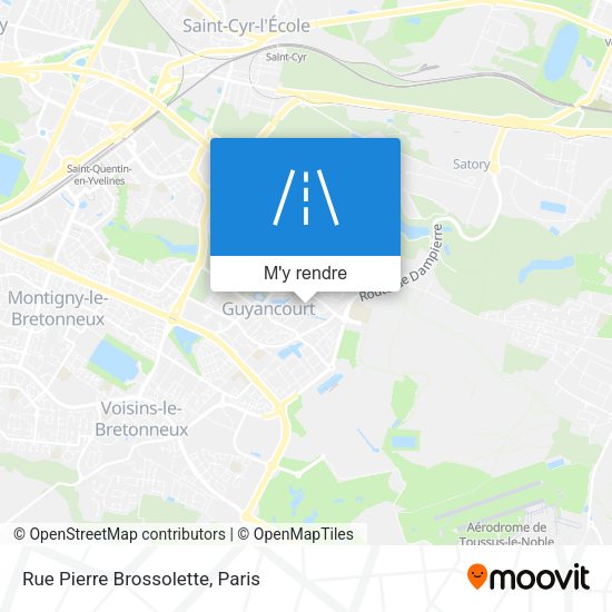 Rue Pierre Brossolette plan