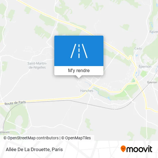 Allée De La Drouette plan