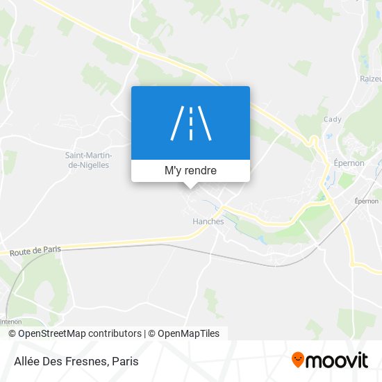 Allée Des Fresnes plan