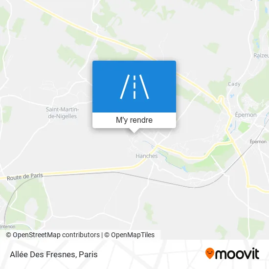 Allée Des Fresnes plan