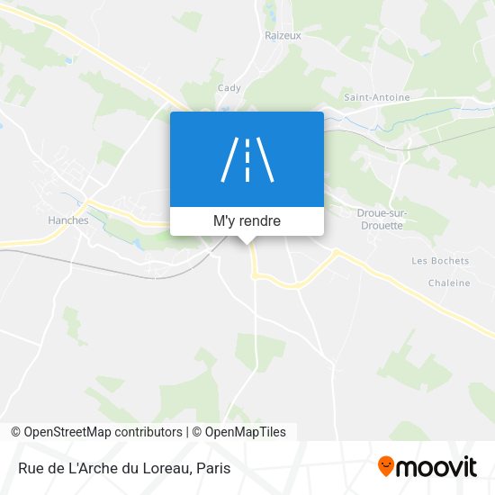 Rue de L'Arche du Loreau plan