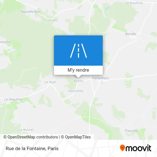 Rue de la Fontaine plan