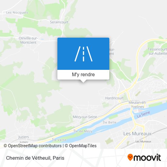 Chemin de Vétheuil plan