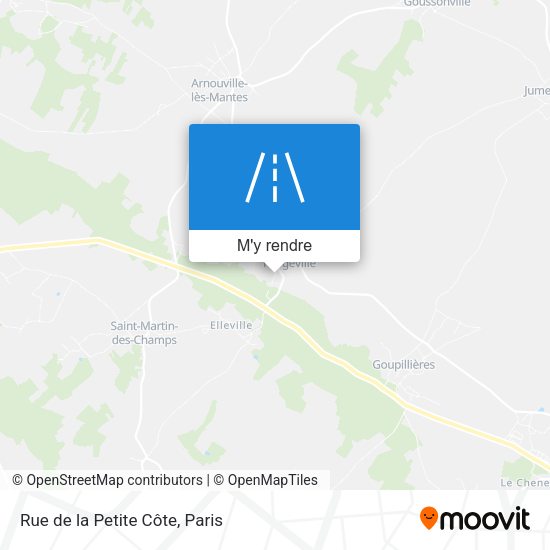Rue de la Petite Côte plan