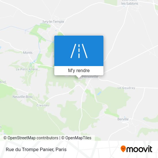 Rue du Trompe Panier plan