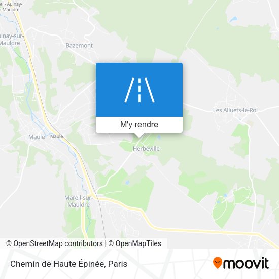 Chemin de Haute Épinée plan
