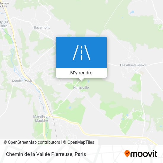 Chemin de la Vallée Pierreuse plan