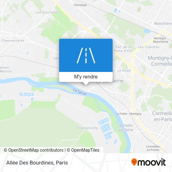 Allée Des Bourdines plan