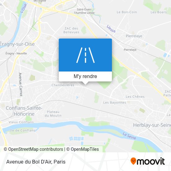 Avenue du Bol D'Air plan