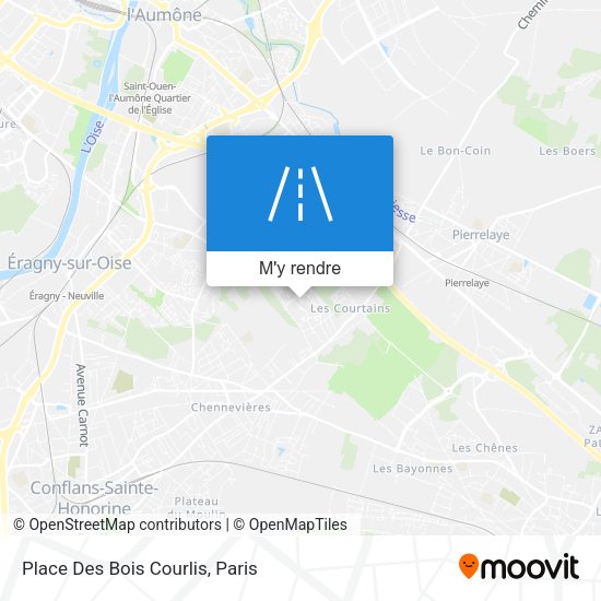 Place Des Bois Courlis plan