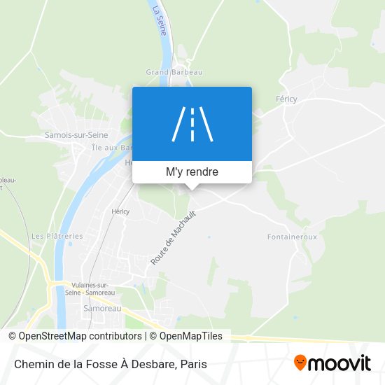 Chemin de la Fosse À Desbare plan