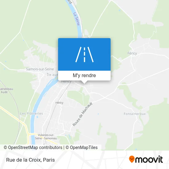 Rue de la Croix plan