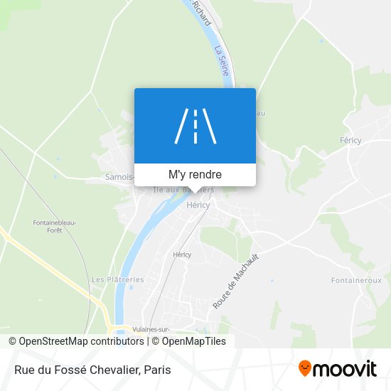 Rue du Fossé Chevalier plan