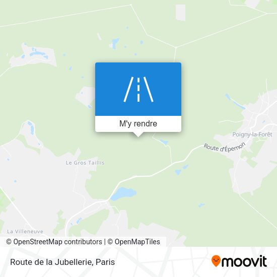 Route De La Jubellerie plan