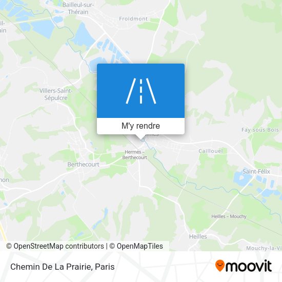 Chemin De La Prairie plan