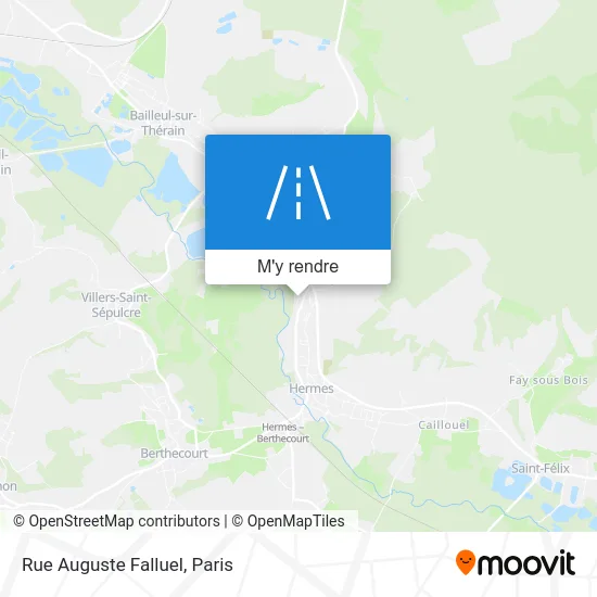 Rue Auguste Falluel plan
